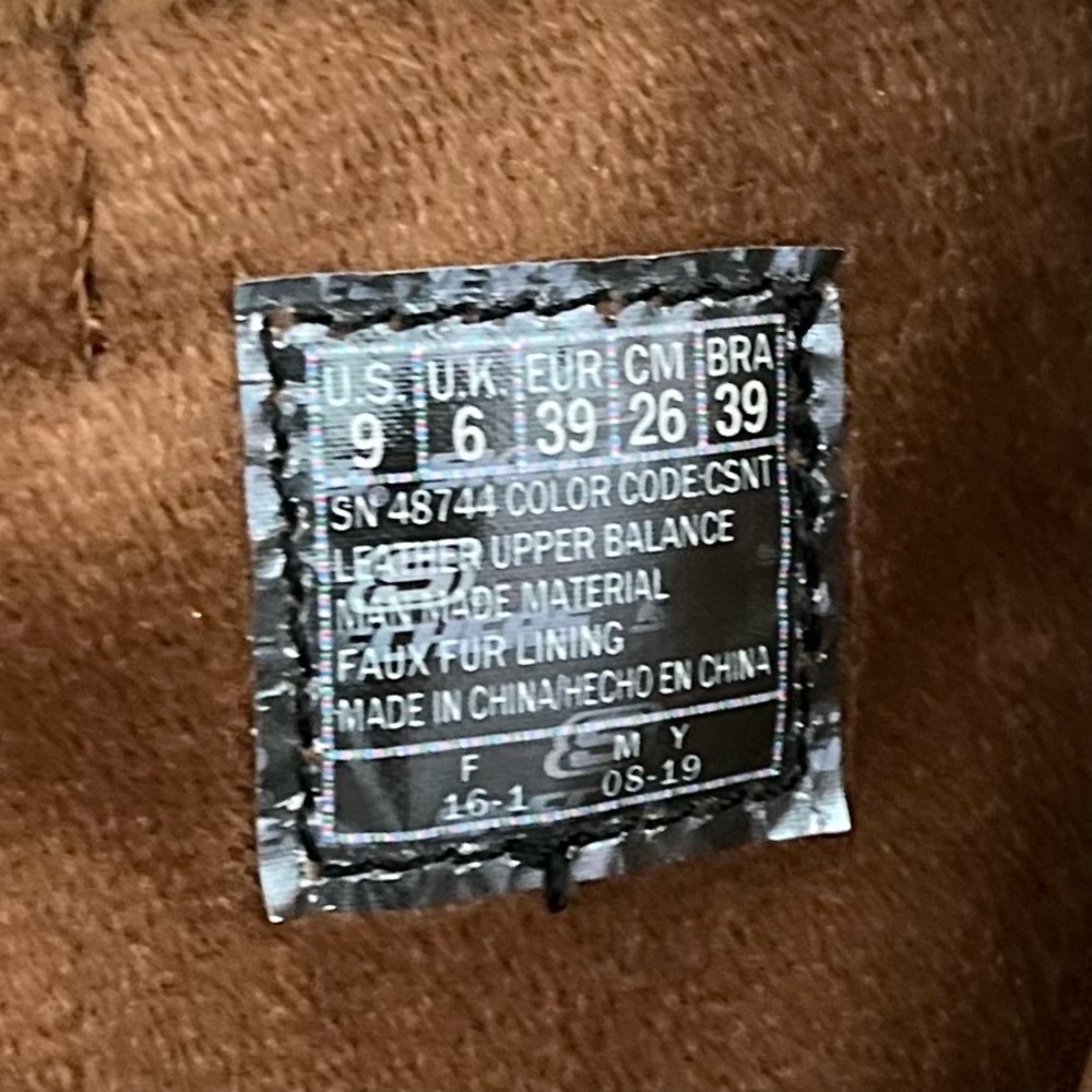 NIB Skechers Grand Jams Snowdrop Mid Calf Winter Boots Chestnut Suede - Picture 11 of 12